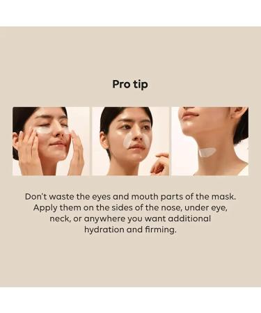 Generic Bio Collagen Face Mask Bio-Collagen Deep Mask Pure Collagen Films Deep Hydrating Firming Overnight Hydrogel Mask Elasticity and Wrinkle - Buy Online on GoSupps.com