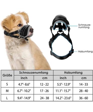 Buy Nasjac Soft Dog Muzzle | Medium Anti-Bark Solution for Safe and Comfortable Training - Buy Online on GoSupps.com