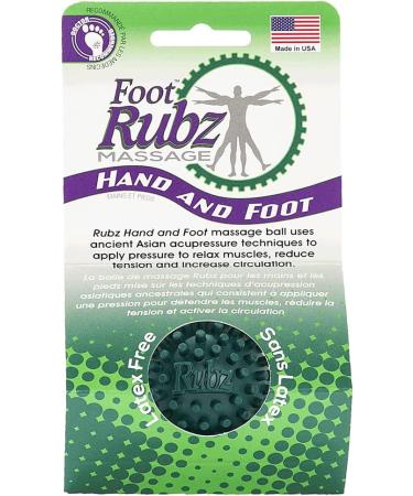 Due North Industrial Rubz Massage Ball - Relief from Plantar Fasciitis - Green - Buy Online on GoSupps.com