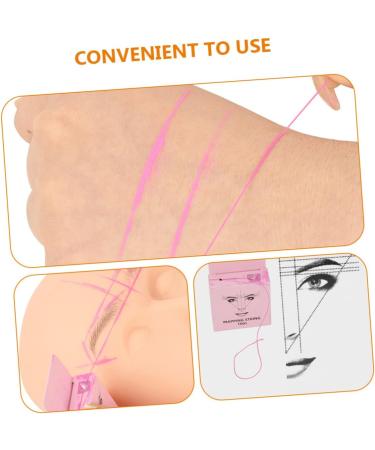 Healeved 5pcs Premium Eyebrow Corrector Eyebrow Positioning Ruler Eyebrow Thread Tool Eyebrow Mapper Tool Ink - Buy Online on GoSupps.com