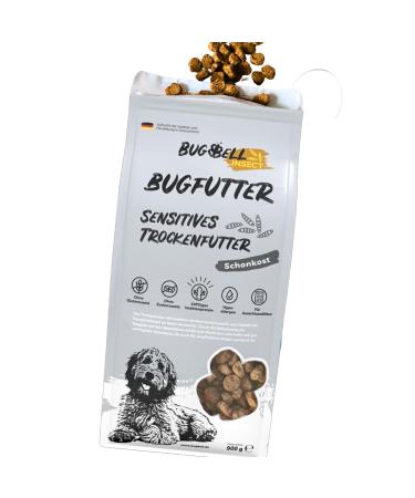 900g BugBell Premium Dry Food - Five Ingredients Only - Hypoallergenic - for Dogs with Allergies - Insect Dog Food