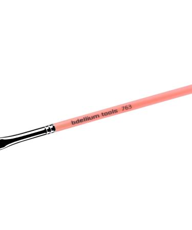Bdellium Tools Pink Bambu Series 763 Angled Brow Brush - Soft Synthetic Fibers for Defining Eyebrows - International Shipping Available - Buy Online on GoSupps.com
