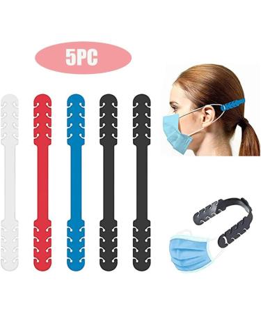 Adjustable Anti-Slip Plastic Mask Extenders - 5 Pack Clips for Pain Relief & Comfort - Buy Online on GoSupps.com