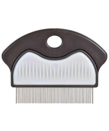 Trixie Flea and Dust Comb - 7 cm Size - Black | Best Pet Grooming Tool for Flea Removal - Buy Online on GoSupps.com