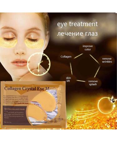 ZJchao Collagen Eye Masks - 50 Pairs Premium Pads for Dark Circles Puffiness & Anti-Aging | Moisture Boost Eye Patches - Buy Online on GoSupps.com