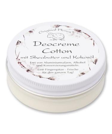 Florex Florex Deocreme - Cotton - With shea butter and coconut oil free from aluminum salts and alcohol preservatives 40 g