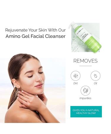 Sea Beauty Amino Acid Gel Facial Cleanser with Sea Minerals and Collagen - 8 Fl Oz - Buy Online on GoSupps.com
