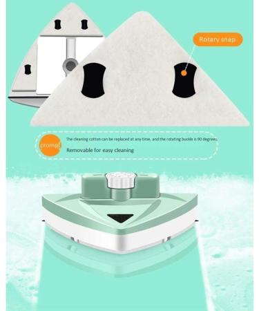 Magnetic Double Sided Magnetic Window Cleaner ABS Material/triangular Shape/cleaner Glass Wiper Magnetic With Safety Rope (Color : Green Size : 5-25mm) - Buy Online on GoSupps.com