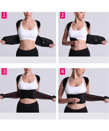 Posture Corrector for Women & Men Full Back & Shoulder Posture Support Brace Adjustable Posture Trainer Brace Spinal Support - Buy Online on GoSupps.com