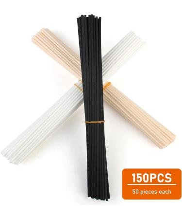 MITENING 150 PCs Natural Rattan Reeds - Aroma Diffuser Sticks for Home & Office | Eco-Friendly Fragrance Replacement (24cm x 3mm) - Buy Online on GoSupps.com
