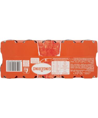 Gingerino Recoaro Lot de 20 bouteilles jetables en verre pour ap ritif italien Ginger 10 cl + 1 bo te de th glac San Benedetto au citron sans sucre 330 ml - Buy Online on GoSupps.com