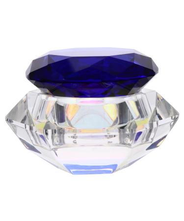 Angoily Nail Art Crystal Cup Clear Glass Jars Glass Dappen Dish Liquid Crystal Cup Cosmetics Glass Jar Nails Powder Storage Jar Manicure Glass Container Empty Hand Model Colorful