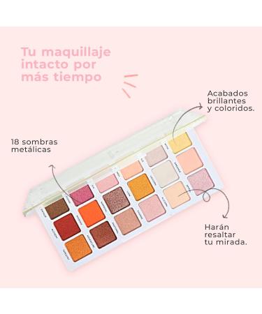 I Heart Revolution Unicorn Heart Glow Eyeshadow Palette (18 Shades) - Vibrant Colors for International Shipping - Buy Online on GoSupps.com