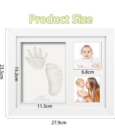 Dachiy Baby Hand Print & Footprint Set | Personalized Baby Photo Frame | Unique Baby Souvenir | Paw Print Set for Cats & Dogs - Buy Online on GoSupps.com