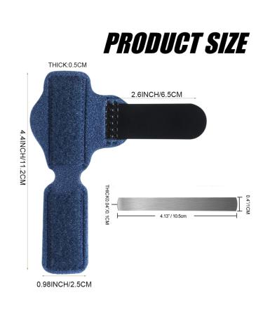 Toe Splint for Broken Toe - U-Shaped Toe Corrector Brace | Adjustable Support for Claw Toes (2 Pcs) - Men & Women - Buy Online on GoSupps.com