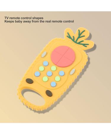 Pineapple Teething Toy - Silicone Remote Control Teether for Boys and Girls - Buy Online on GoSupps.com