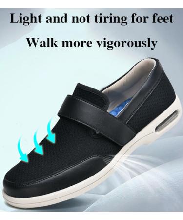 Diabetic Shoes for Women & Men - Extra Wide Orthopedic Slippers for Swollen Feet Relief | Comfort & Support for Plantar Fasciitis & Edema - Buy Online on GoSupps.com