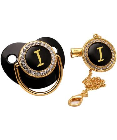 ROMIDA Day & Night Pacifier | Initial Letter Baby Dummy | Extra Soft Gold Bling Newborn Pacifier - Ideal for International Shipping - Buy Online on GoSupps.com