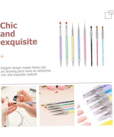 FRCOLOR 1 Set Nail Pen Polly Gel Wear-resistant Dotting Tools Nail Tools 2- Way Dotting Pens Pro Tools Para U as Dotting Supply Nail Painting Tools Nail Art Tool Pull Wire Painted Abs - Buy Online on GoSupps.com