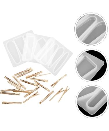 COHEALI 3 Sets Hairpin Mold De Para Gelatinas Hair Pin Resin Molds Hair Pin Mold Crystal Assorted Colorx3pcs 8.7X8cmx3pcs - Buy Online on GoSupps.com