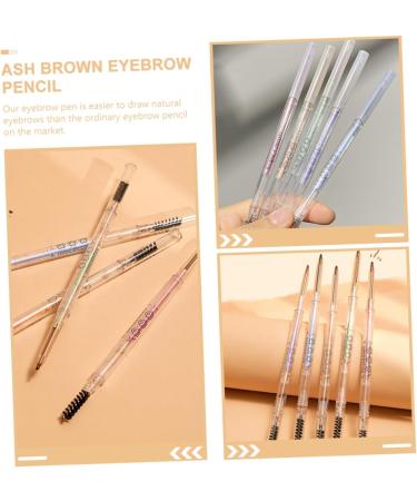 HAPINARY 5pcs Eyebrow Makeup Tools Brow Pencil Eyebrow Pens Hair Double Bun Pencils with Plastic - Buy Online on GoSupps.com