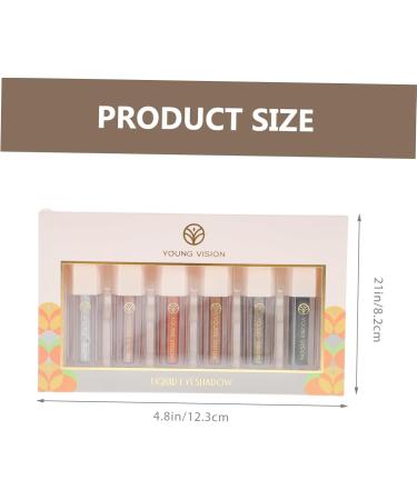 Beavorty Make Up Accessories 12 Pcs Eye Shadow Set Eyeshadow Korean Eye Glitter Liquid Eye Shadow Cosmetics Miss Pearlescent 1 count (Pack of 1) As Shownx2pcs - Buy Online on GoSupps.com