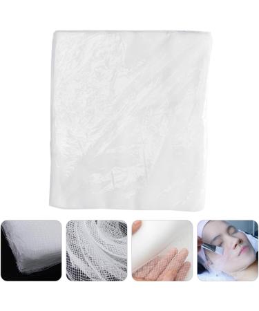CLISPEED Lot de 100 compresses jetables en tissu facial en coton blanc pour salon de beaut masque en tissu fin adapt au visage usage professionnel pour soins esth tiques - Buy Online on GoSupps.com