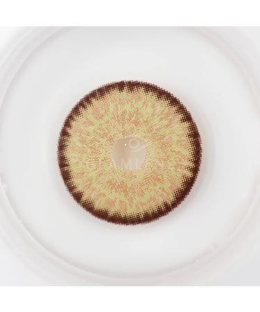 Buy Ibiza Brown Colored Contact Lenses - Monthly Soft Hydrogel 0.0 Diopters 2 Pieces + Lens Container - Natural Colors Series - Buy Online on GoSupps.com