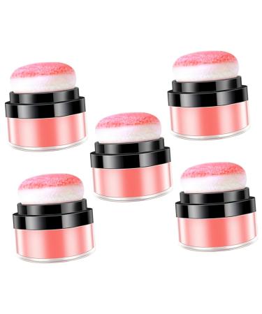 Didiseaon 5pcs Oil Control Cushion Blush Korean Blush Pink Blush Face Blushes Shimmer Blush Blusa Plastic Rosy