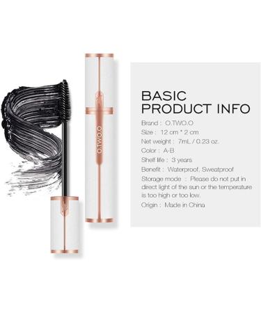 Mascara Haute Pigment Encre 4D tanche Mascara Fibre de Fibre de Fibre de la Soie Mascara Mascara Noir Curling Cils pais Mascara Oeil Maquillage (Couleur : 1) - Buy Online on GoSupps.com