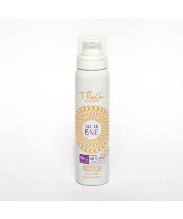 Sun Protection for face Mousse SPF 50 That'so All in One Anti-age 100ml transparent