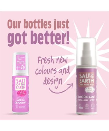 Salt of the Earth - Natural Deodorant Spray Refill - Certified Natural Vegan Long Lasting Protection Leaping Bunny Approved Made in the UK - 500ml (Peony Blossom 500ml) Peony Blossom 500 ml (Pack of 1) - Buy Online on GoSupps.com