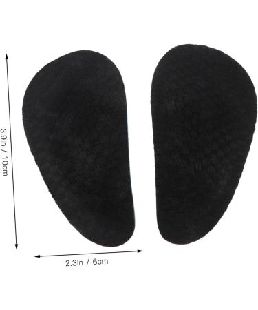 FRCOLOR Foot Arch Insoles - 2 Pairs Support for Flatfoot & Fallen Arches | Double-Sided Adhesive Half Shoe Pads for Men & Women - Buy Online on GoSupps.com