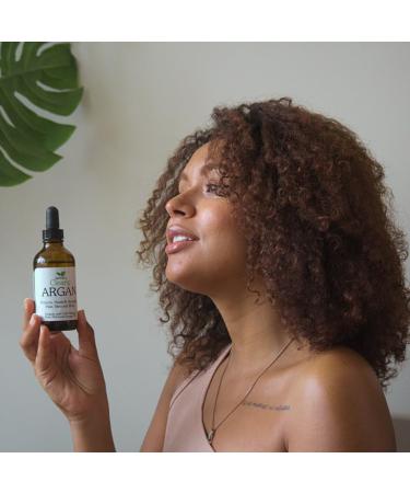 Isabella's Clearly Organic Argan Oil - 100% Pure Cold Pressed Moroccan Oil for Hair Skin & Nails | Virgin & Unrefined | 4 oz Glass Bottle - Buy Online on GoSupps.com