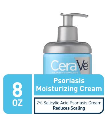 CeraVe Psoriasis Treatment Cream | Salicylic Acid & Urea Formula for Dry Skin Itch Relief | Fragrance-Free, Allergy Tested | 8 Oz - Buy Online on GoSupps.com