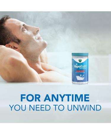 Vicks VapoBath Bath Salts - 15 OZ | Aromatherapy with Eucalyptus and Menthol Scent - Buy Online on GoSupps.com