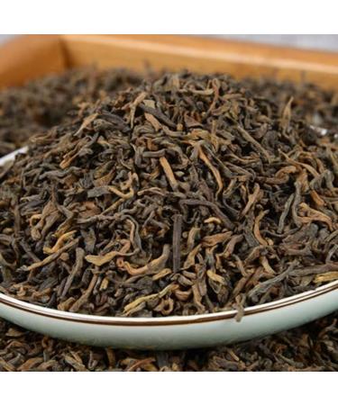 HQZM Yunnan Imperial Court Golden Bud Puer Mature Loose TeaDark Tea Fermented From Spring Tea 500g 1764oz - Buy Online on GoSupps.com