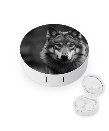 Contact Lens Case Animal Looking Ahead Portable Travel Contact Lens Box Contact Lens Storage Box