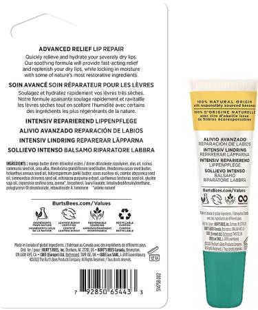 Burt s Bees Advanced Lip Relief with Shea Butter and Echinacea 100% Natural Origin 9.92 g - Buy Online on GoSupps.com