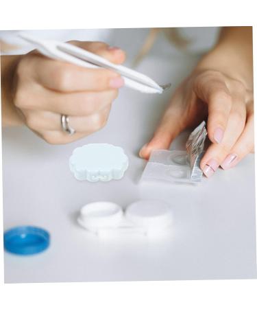 Homsfou 10 Pack Colored Contact Lens Holders | Eye Care Containers | Travel-Friendly Lens Cases with Mirror & Solution Foil - Buy Online on GoSupps.com