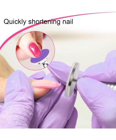 High-Quality Sanding Paper Discs with Metal Nail Drill Bit 25mm Foot File Sandpaper #80 #150 #240 Grits for Manicure & Pedicure Buy Internationally - Buy Online on GoSupps.com