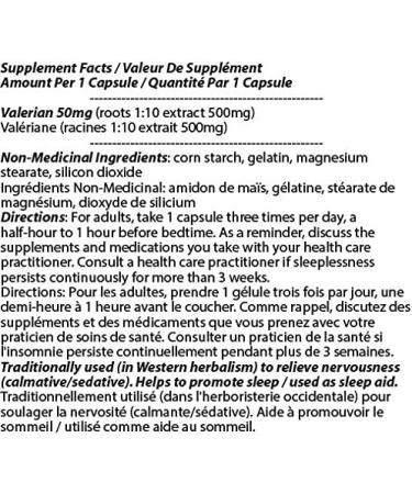 Valerian Root 500mg 60c 12 bottles by Total Natural Sleep Control Insomnia Relief Non-Habit Forming Melatonin for Adults - Buy Online on GoSupps.com
