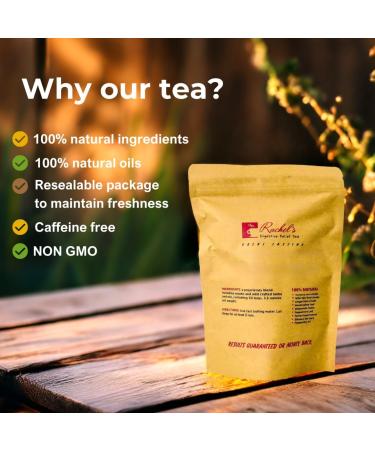 Rachel's Tea and Candida Support: 30 Day Supply Turmeric Wild Yam Ginger Peppermint Fennel Slippery Elm + Candida Support Capsules - Buy Online on GoSupps.com