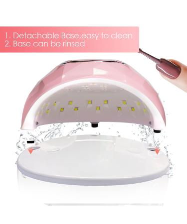 Janolia 86W UV LED Nail Dryer Lamp - Professional Gel Nail Lamp with Sensor & LCD Display 4 Timers for Perfect Gel Nails - Buy Online on GoSupps.com