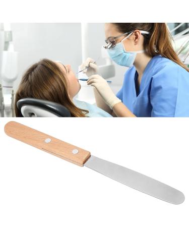 Stainless Steel Dental Plaster Spatula with Wooden Handle | Mixing & Stirring Accessories for Dentists - International Shipping Available - Buy Online on GoSupps.com