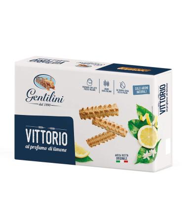 Gentilini Gentilini Vittorio Lemon-Scented Biscuits with Lemon Biscuits 100% Italian Biscuits 250 g