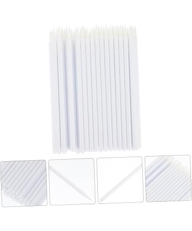 NOLITOY 100pcs Disposable Eyeliner Brush Liquid Eyeliner Lip Gloss Applicator Cosmetic Brush Mini Girl Suite 9x6.5cm White - Buy Online on GoSupps.com