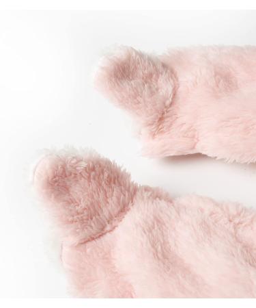 Puseky Newborn Baby Cartoon Bear Snowsuit - Hooded Fleece Romper Jumpsuit for 0-3 Months - Buy Online on GoSupps.com