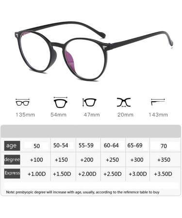 Shop Eyephd Progressive Multifocal Photochrome Reading Glasses - Retro Round Ultra-Light Bifocal Frames +1.0 to +3.0 - Stylish & Comfortable! - Buy Online on GoSupps.com