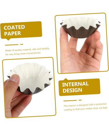 Abaodam 50 Pcs Wax Paper Warmer Liner | Food-Grade Wax Melt Liner for Fragrance Candles | Black 8x8x3cm | International Shipping Available - Buy Online on GoSupps.com